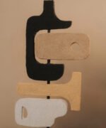 Modern Abstract Geometric Sculptures, Home Art - Image 3