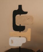 Modern Abstract Geometric Sculptures, Home Art - Image 4