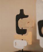 Modern Abstract Geometric Sculptures, Home Art - Image 6