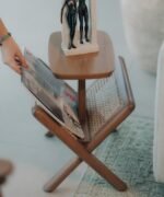 Wooden Magazine Rack