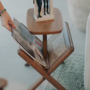 Wooden Magazine Rack