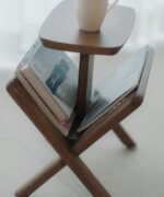 Wooden Magazine Rack, Book Holder, Home Decor - Image 2