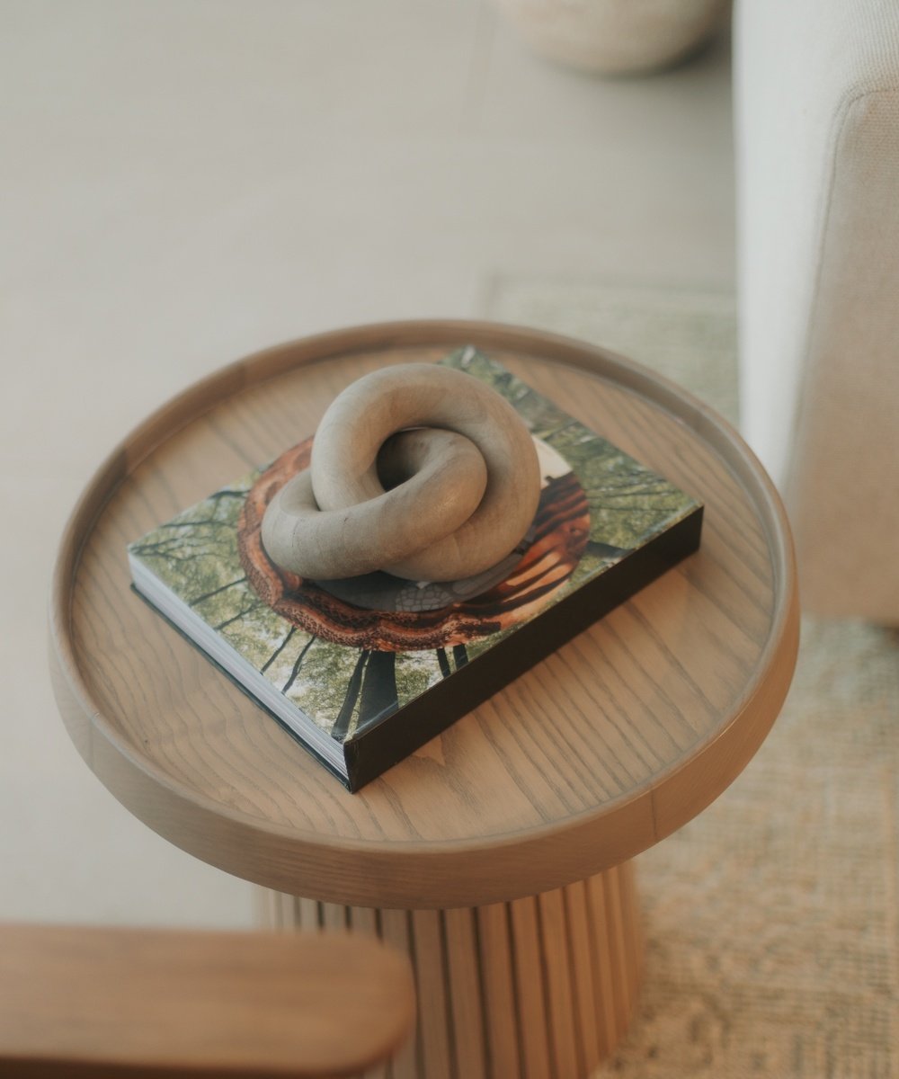 Wooden side table