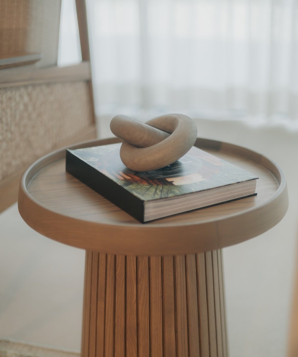 Round Wooden Table