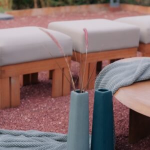 Minimalist Ceramic Vases Set for Indoor Decor