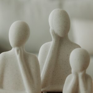 Thinker Statue Set