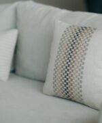 Modern Embroidered Cushion Cover