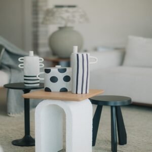 Minimalist Abstract Vase, Modern Art Accent