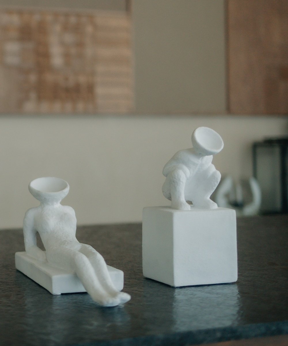 Abstract Statue Bookends
