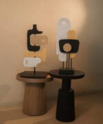 Modern Abstract Geometric Sculptures - Image 3