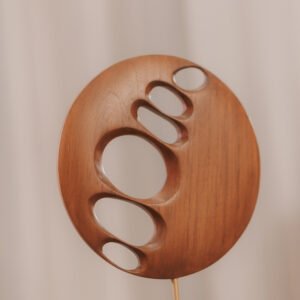 Abstract Wooden Sculpture, Art Object, Showpiece