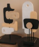 Modern Abstract Geometric Sculptures - Image 4