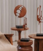 Abstract Wooden Sculpture, Art Object, Showpiece - Image 4