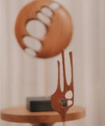 Abstract Wooden Sculpture, Art Object, Showpiece - Image 3