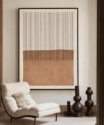 Lines Above Earth – Designer Minimal Canvas - Image 2