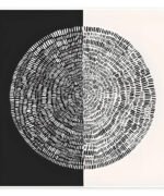 Typographic Halo – Dual Tone Canvas Artwork - Image 7