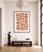 Clay Rhythm – Minimalist Canvas Print - Image 5
