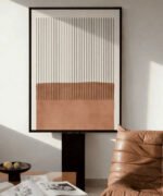 Lines Above Earth – Designer Minimal Canvas - Image 4