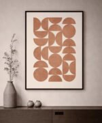 Clay Rhythm – Minimalist Canvas Print - Image 6