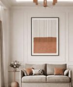 Lines Above Earth – Designer Minimal Canvas - Image 5