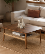 Kyoto Cane Shelf Coffee Table - Image 2
