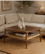 Kyoto Cane Shelf Coffee Table - Image 3