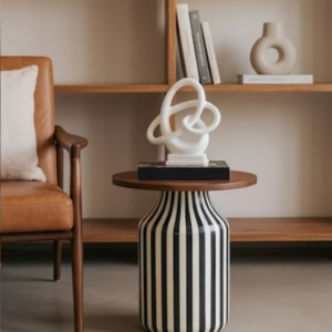Artisan Pedestal Side Table