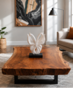 Live Edge Solid Wood Coffee Table