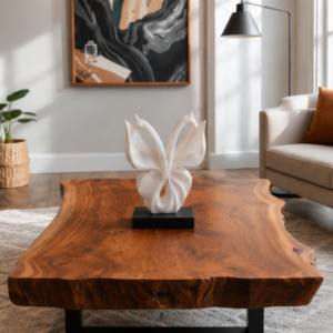 Live Edge Solid Wood Coffee Table