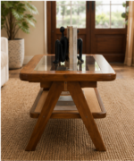 Aura Glass Top Coffee Table - Image 2