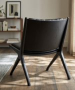 Noir Lounge Accent Chair - Image 2