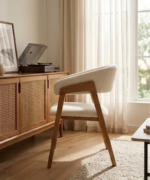 Aurelia Curved Accent Chair - Image 2