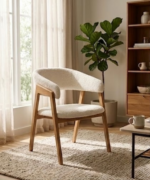 Aurelia Curved Accent Chair