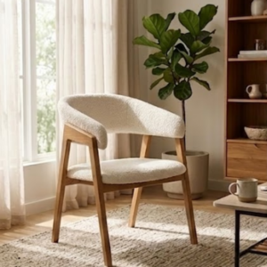 Aurelia Curved Accent Chair