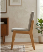 Nordic Upholstered Dining Chair - Image 3