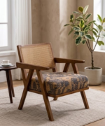 Aarav Cane Accent Lounge Chair
