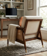 Avery Cane Accent Lounge Chair - Image 2