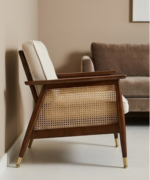 Avery Cane Accent Lounge Chair - Image 3