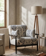 Elara Patterned Accent Lounge Chair