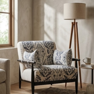 Elara Patterned Accent Lounge Chair