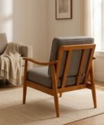 Norden Wooden Lounge Chair - Image 3