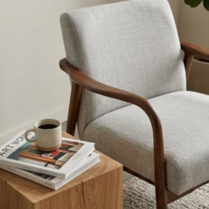Scandinavian Upholstered Lounge Accent Chair