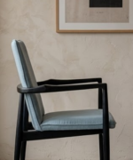 Modern Upholstered Dining Chair with Wooden Frame - Image 3