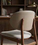 Nordic Upholstered Accent Chair - Image 3