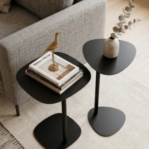 DuoNest Metal Side Table Set