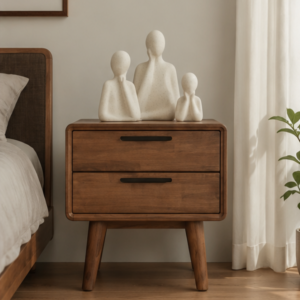 Ordic Two Drawer Bedside Table