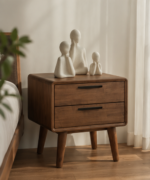 Ordic Two Drawer Bedside Table - Image 3