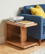 Urban Cube Side Table with Open Storage - Image 4